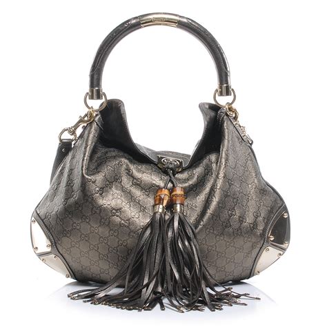 gucci hobo shoulder purse|Gucci indy tassel hobo bag.